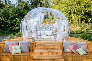 Soggiorno insolito di una notte presso Il Cantico Bubble Room in provincia di Cuneo
