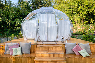 Soggiorno insolito di una notte presso Il Cantico Bubble Room in provincia di Cuneo
