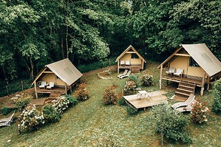 Soggiorno di due notti con colazione al Glamping Pian delle Ginestre in provincia di Livorno