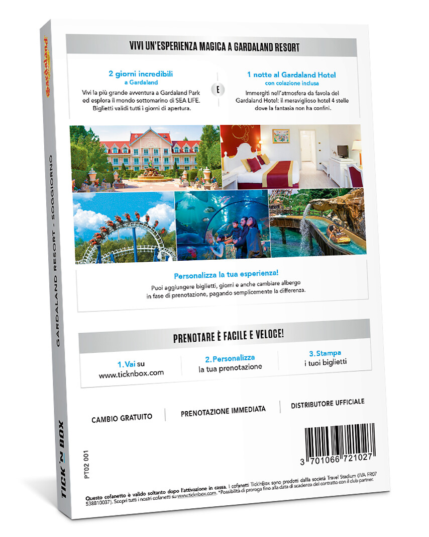 Gardaland Soggiorno - 2 giorni / 1 notte / 2 persone